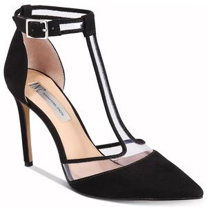 Inc Kaeley Black and Clear pumps